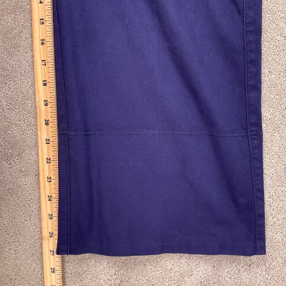 SPANX Pants Women Small Blue Stretch Twill Cropped Utility Comfort Trousers - Picture 9 of 12